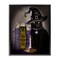 Stupell Industries Black Cat Gothic Books Floating Frame, design by Lori Mosley